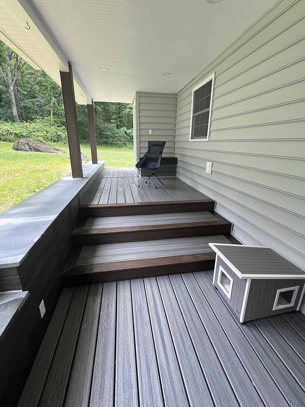 Covered patio construction